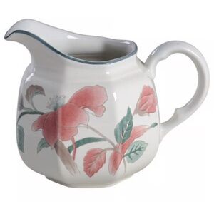 Mikasa “silk flowers” vintage creamer or small jug, floral